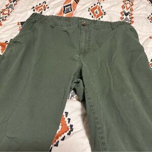 Old Navy Women's Olive Wide Leg Pants